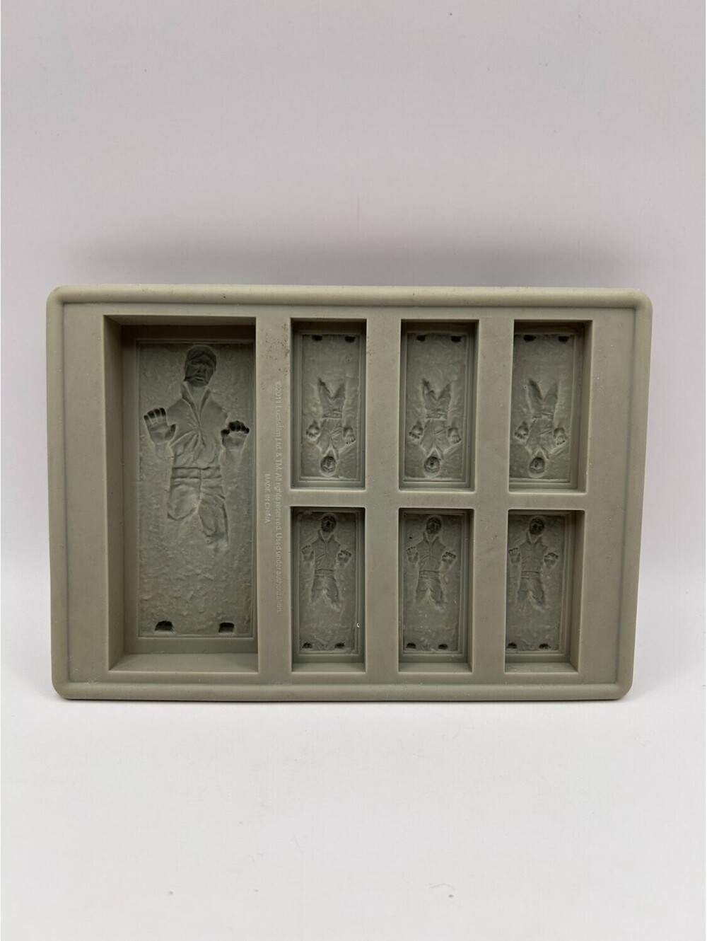 Star Wars Han Solo Ice Cube Mold Tray Lucasfilm In Carbonite 7 Cavities Total